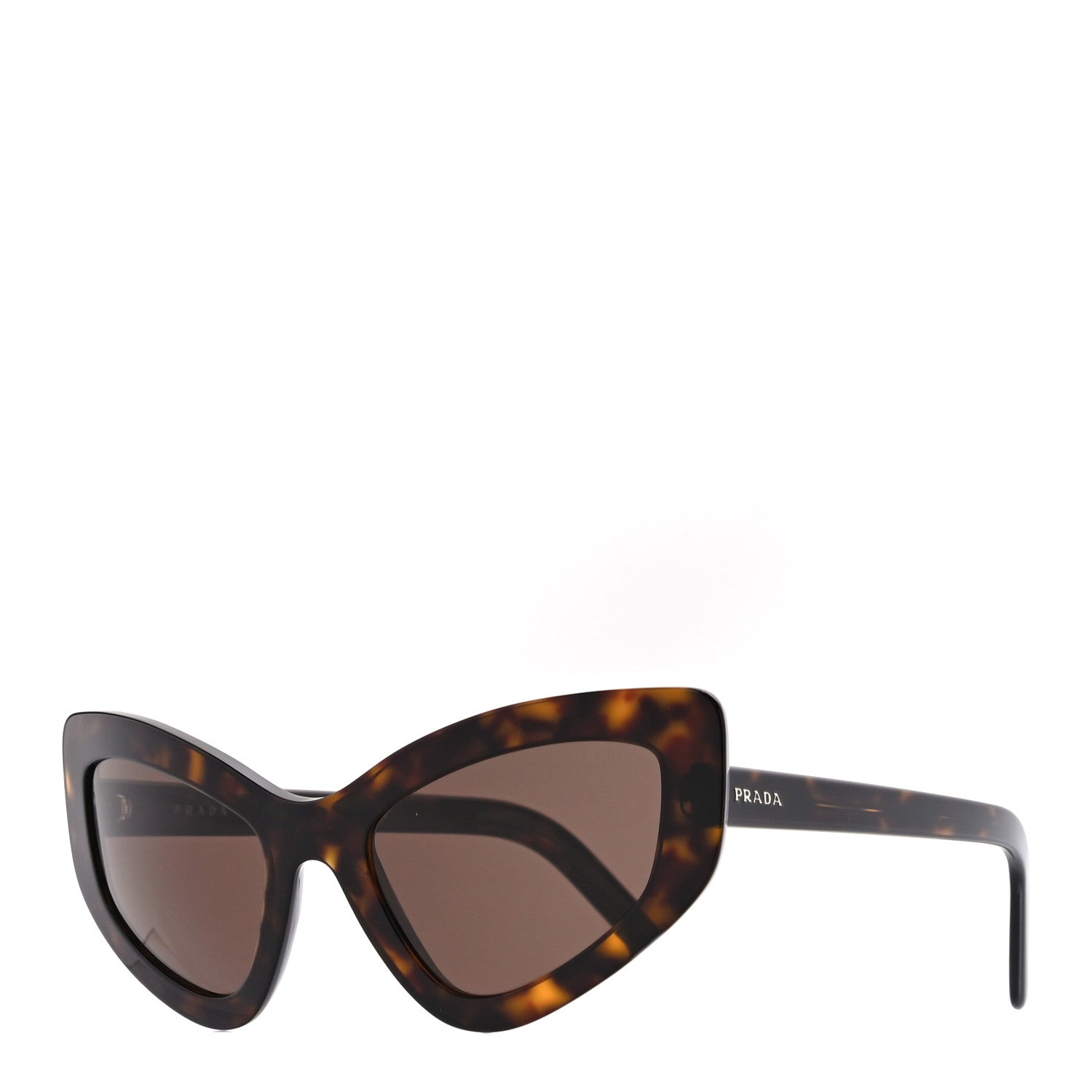 Prada Cat Eye Sunglasses SPR 11VF Tortoise 1 of 7