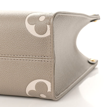 Louis Vuitton Empreinte Monogram Giant Onthego PM Tourterelle Creme 8 of 9