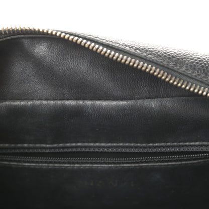 Chanel Caviar Timeless CC Cosmetic Pouch Bag Black 10 of 15