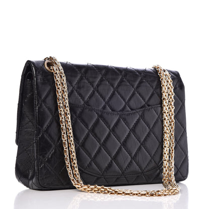 Chanel Aged Calfskin Quilted 2.55 Reissue 226 Flap Black 4 of 10