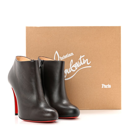 Christian Louboutin Calfskin Belle 100 Ankle Boots 39 Taupe 11 of 11