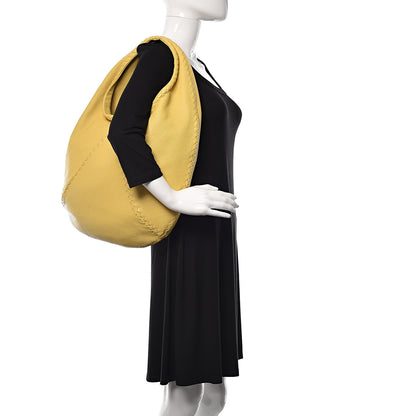 Bottega Veneta Cervo Deerskin Large Hobo Yellow 2 of 12