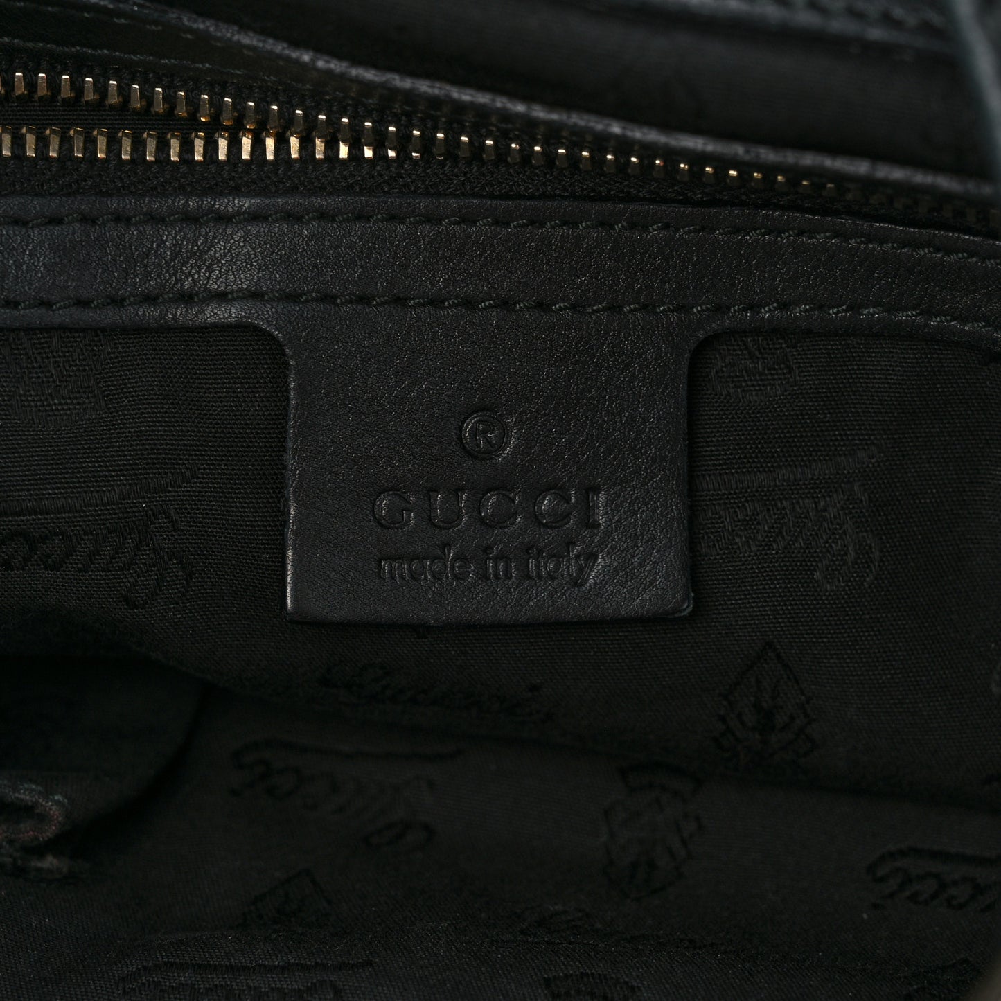 Guccissima Medium Charlotte Hobo Black