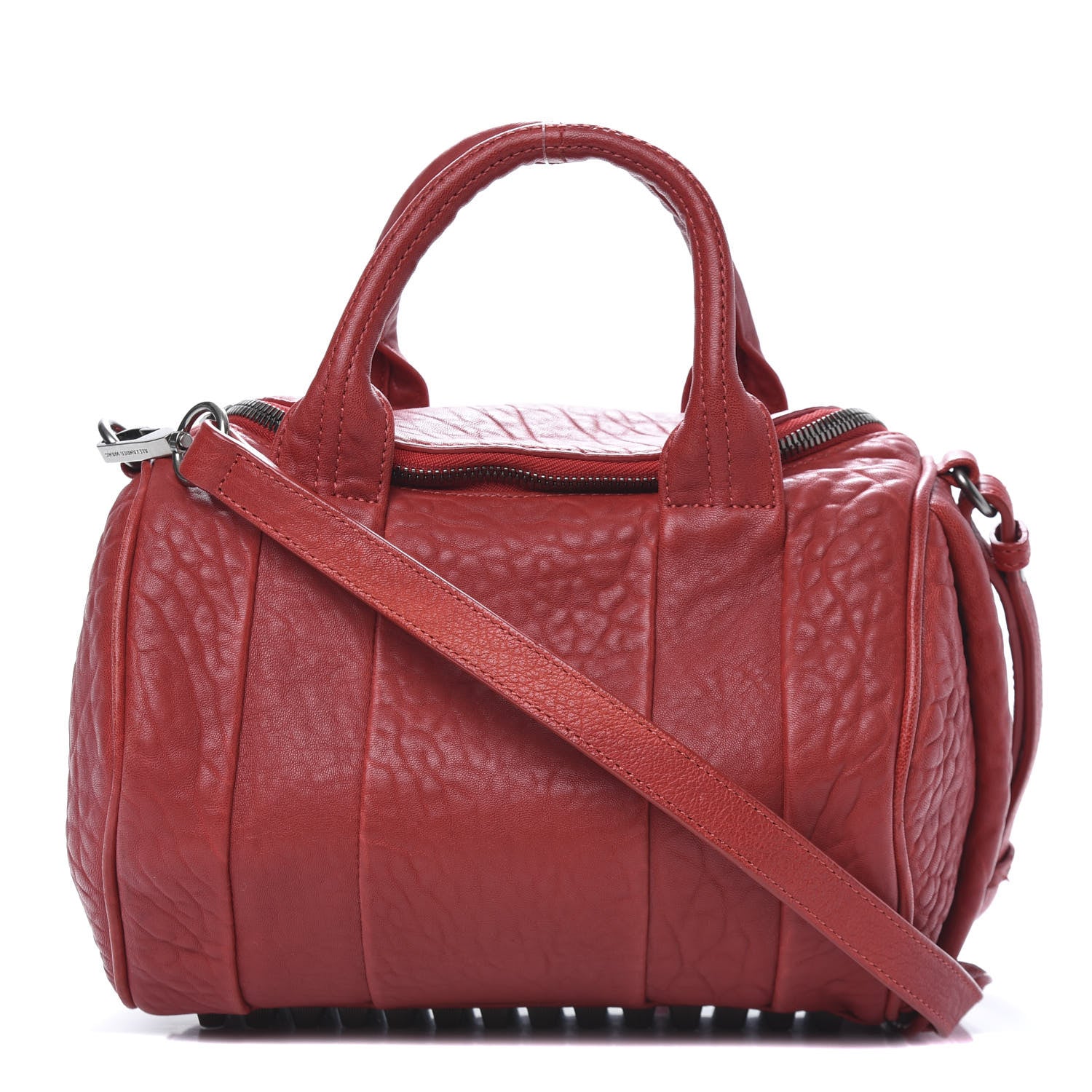Alexander Wang Pebbled Lambskin Rockie Cayenne Gunmetal Hardware 1 of 9