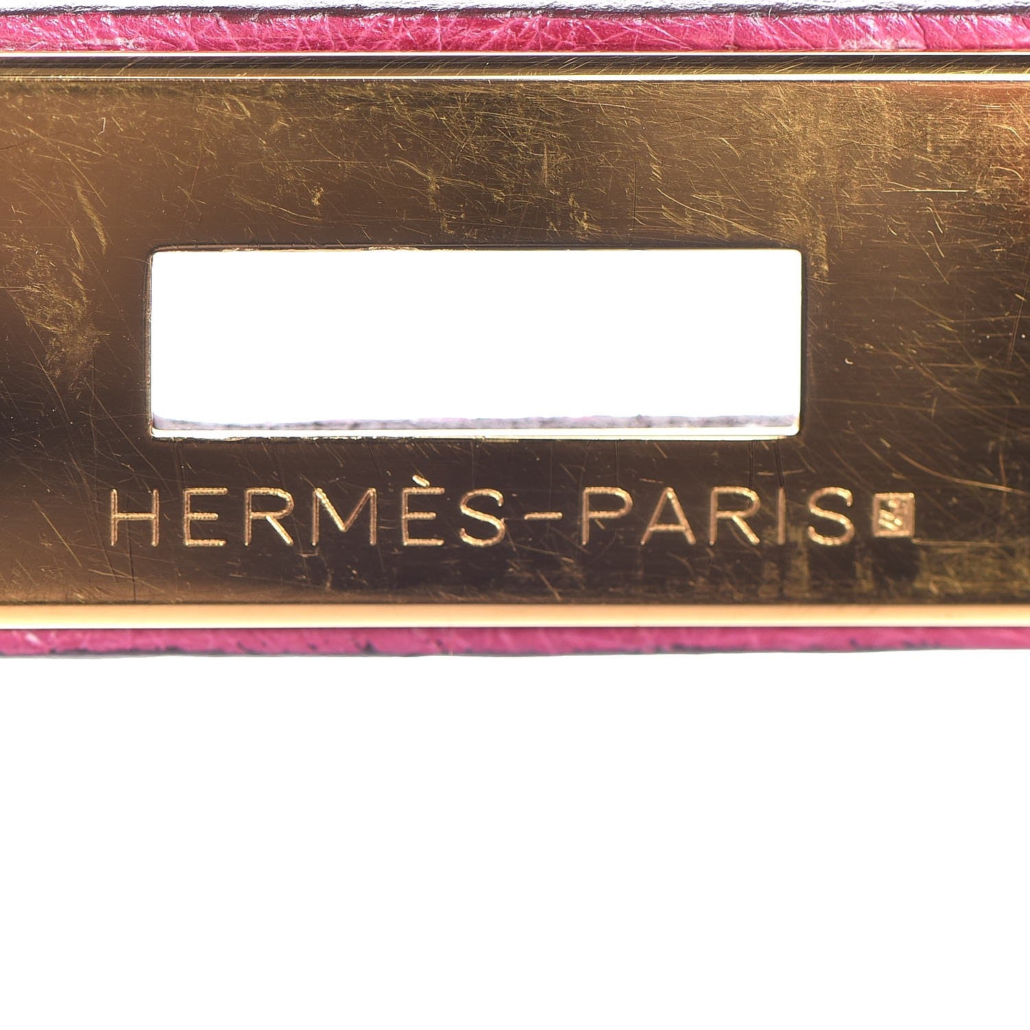 Hermes Ostrich Birkin 35 Fuchsia 29 of 35