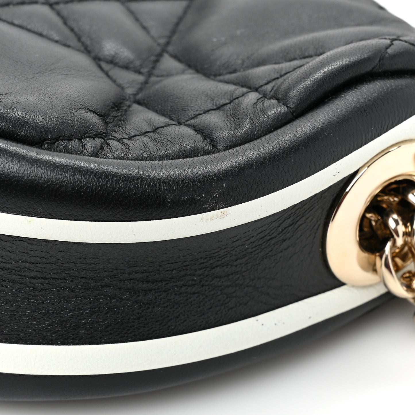 Lambskin Cannage Small Dior Vibe Hobo Bag Black