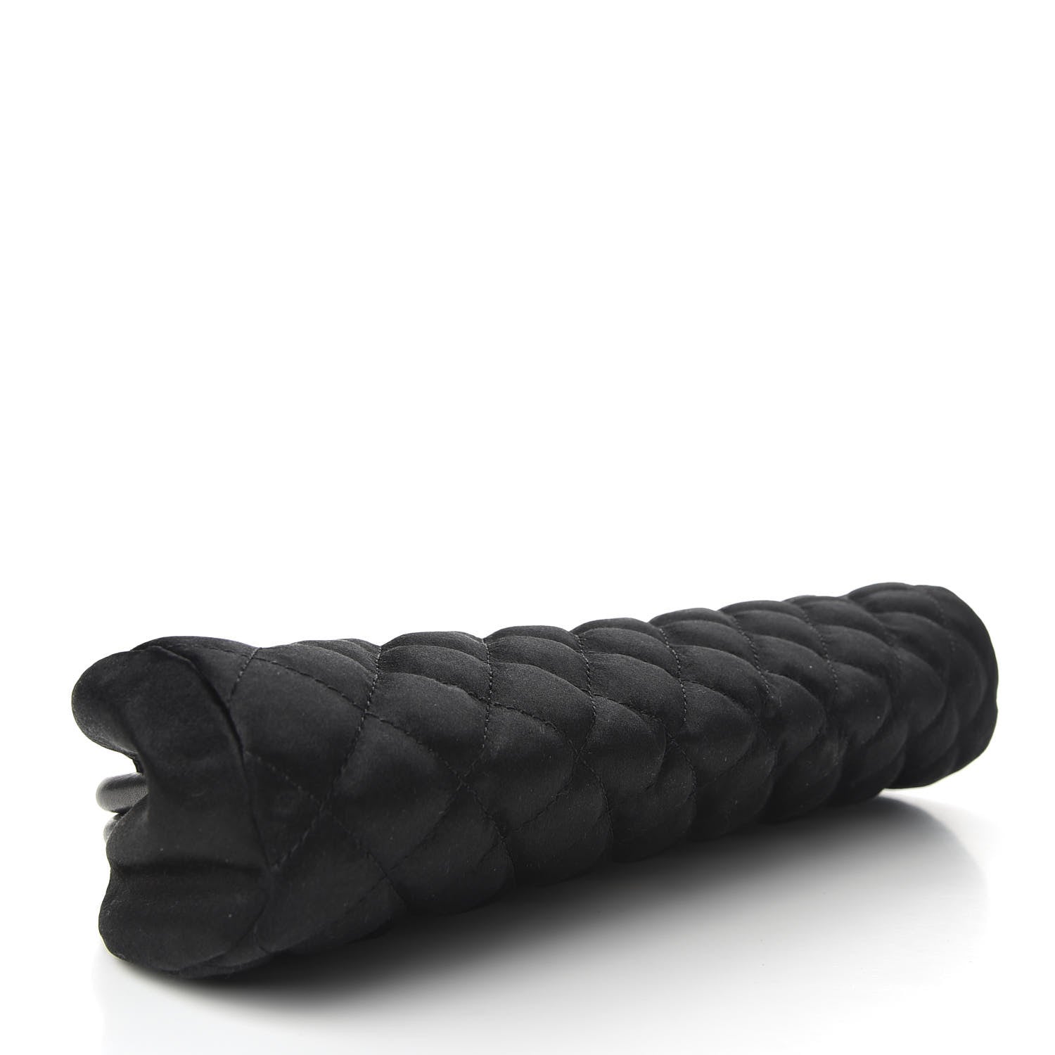 Chanel Satin Quilted Timeless Clutch Black 4 of 8