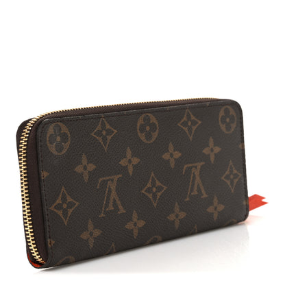 Louis Vuitton Monogram Clemence Wallet Piment 3 of 7