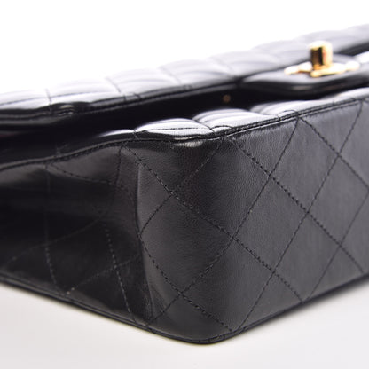 Chanel Lambskin Quilted Medium Double Flap Black 6 of 7