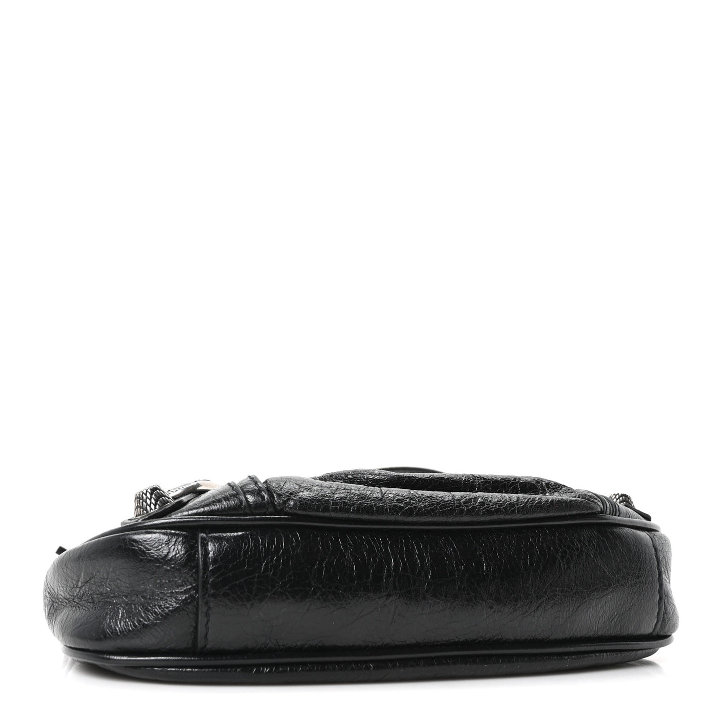 Agneau Arena Le Cagole Mini Purse With Chain Black