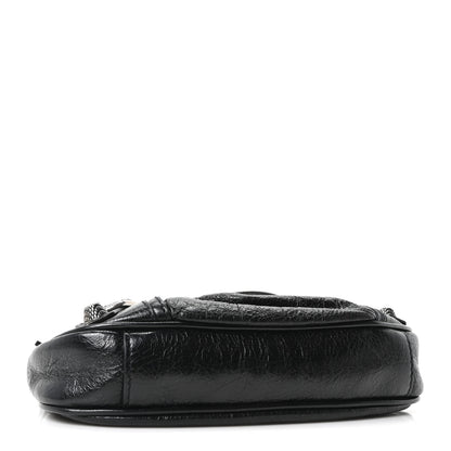 Balenciaga Agneau Arena Le Cagole Mini Purse With Chain Black 4 of 10