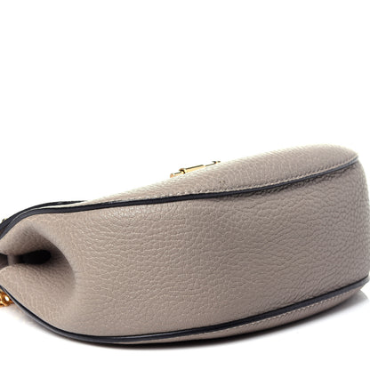 Chloe Grained Lambskin Mini Drew Shoulder Bag Motty Grey 7 of 10
