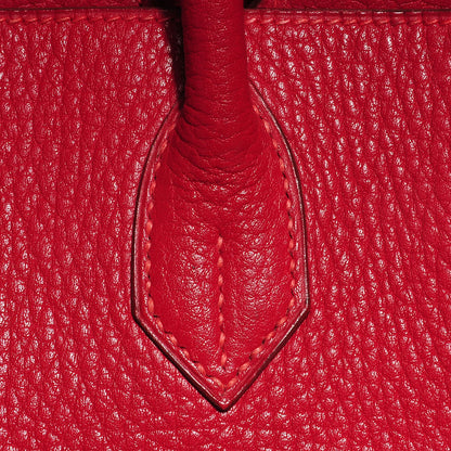 Hermes Ardennes Birkin 40 Rouge Vif 13 of 28