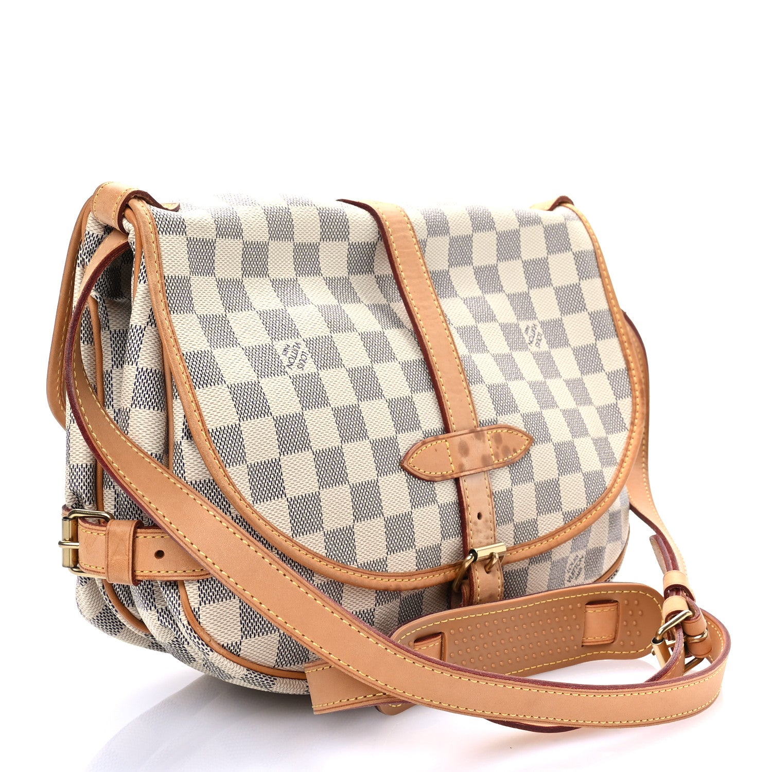Louis Vuitton Damier Azur Saumur MM 3 of 17