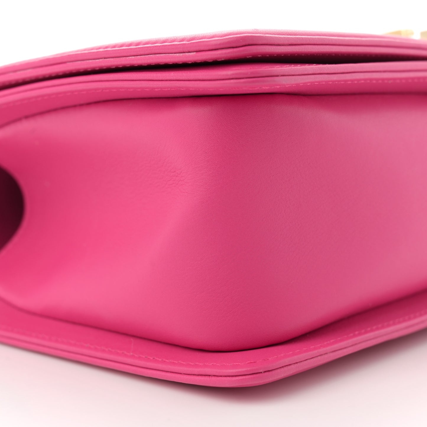 Lambskin Quilted Medium Boy Flap Pink