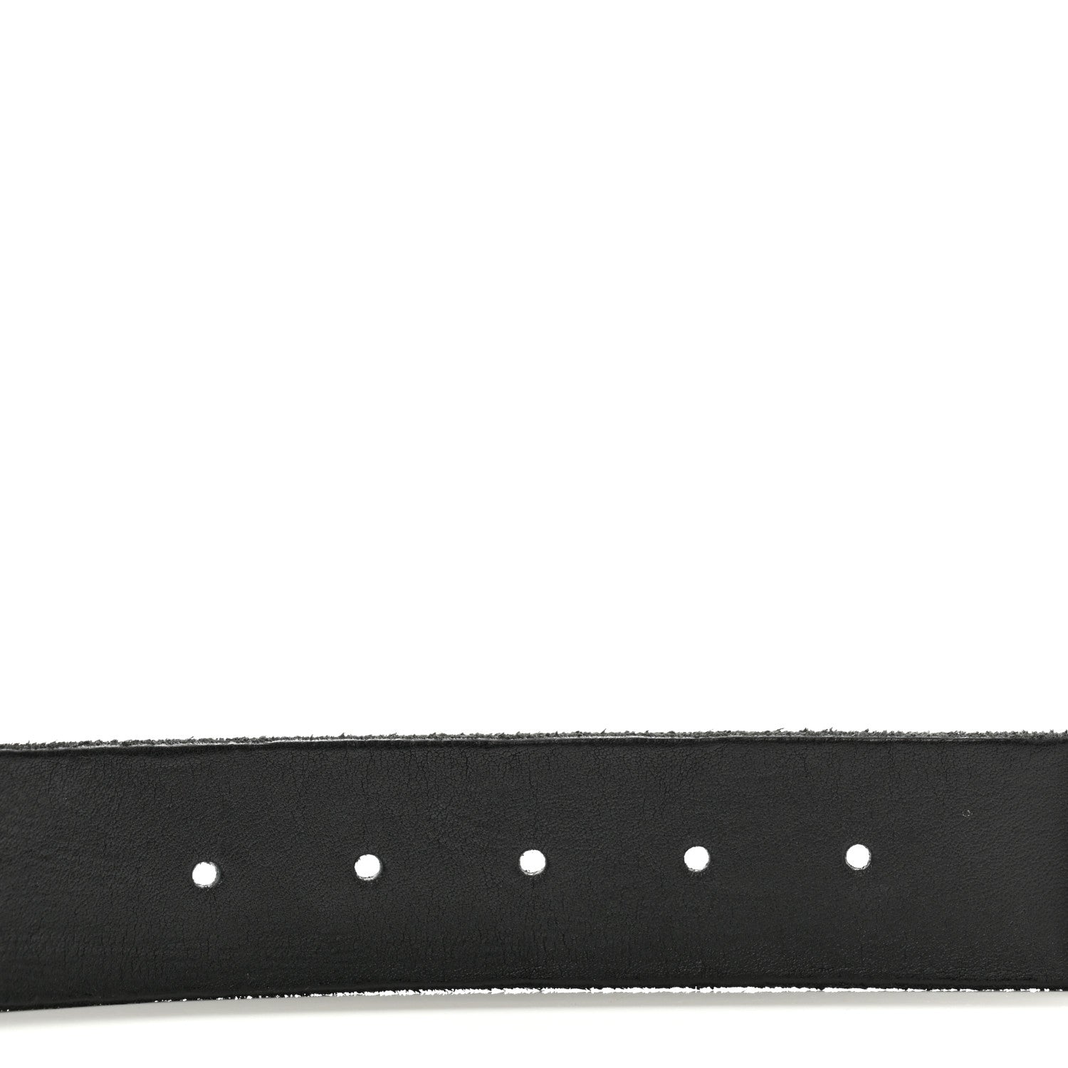 Gucci Calfskin Snake Belt 85 34 Black 4 of 5