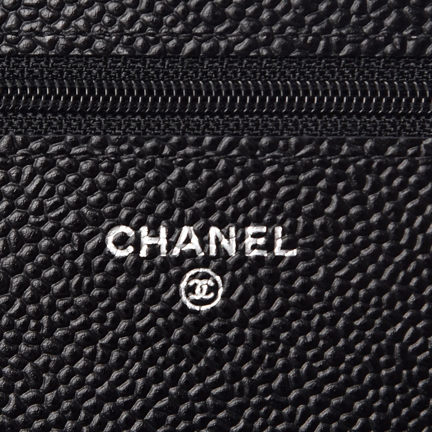 Chanel Caviar Quilted Wallet On Chain WOC Black 5 of 9
