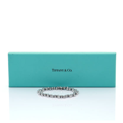 Tiffany Platinum Diamond Bubble Bracelet 9 of 9