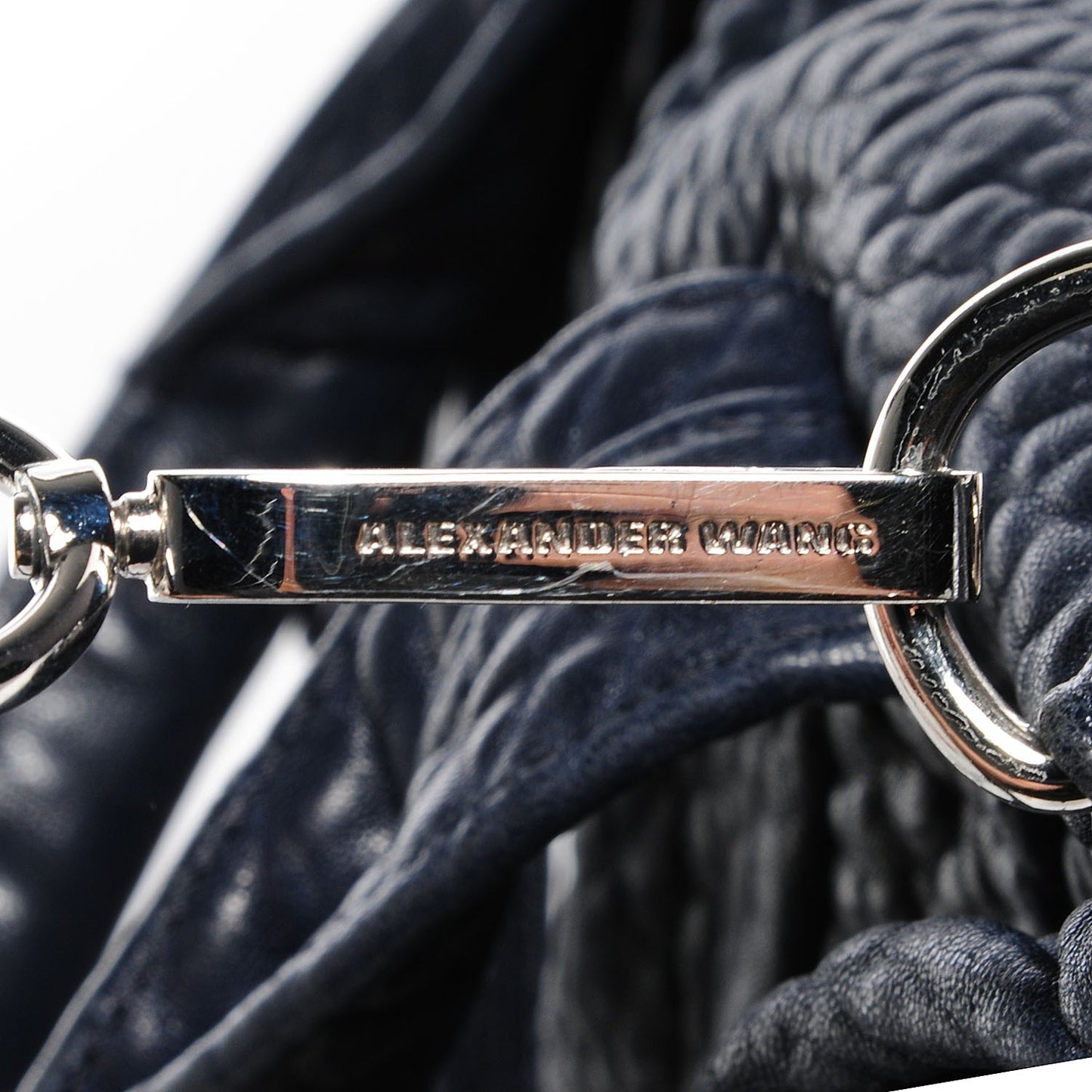Pebbled Lambskin Rocco Midnight