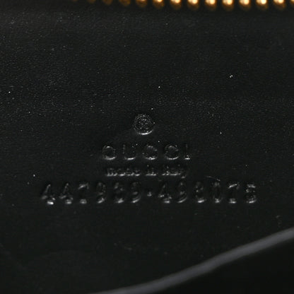 Gucci Guccissima Zip Around Card Case Black 6 of 7
