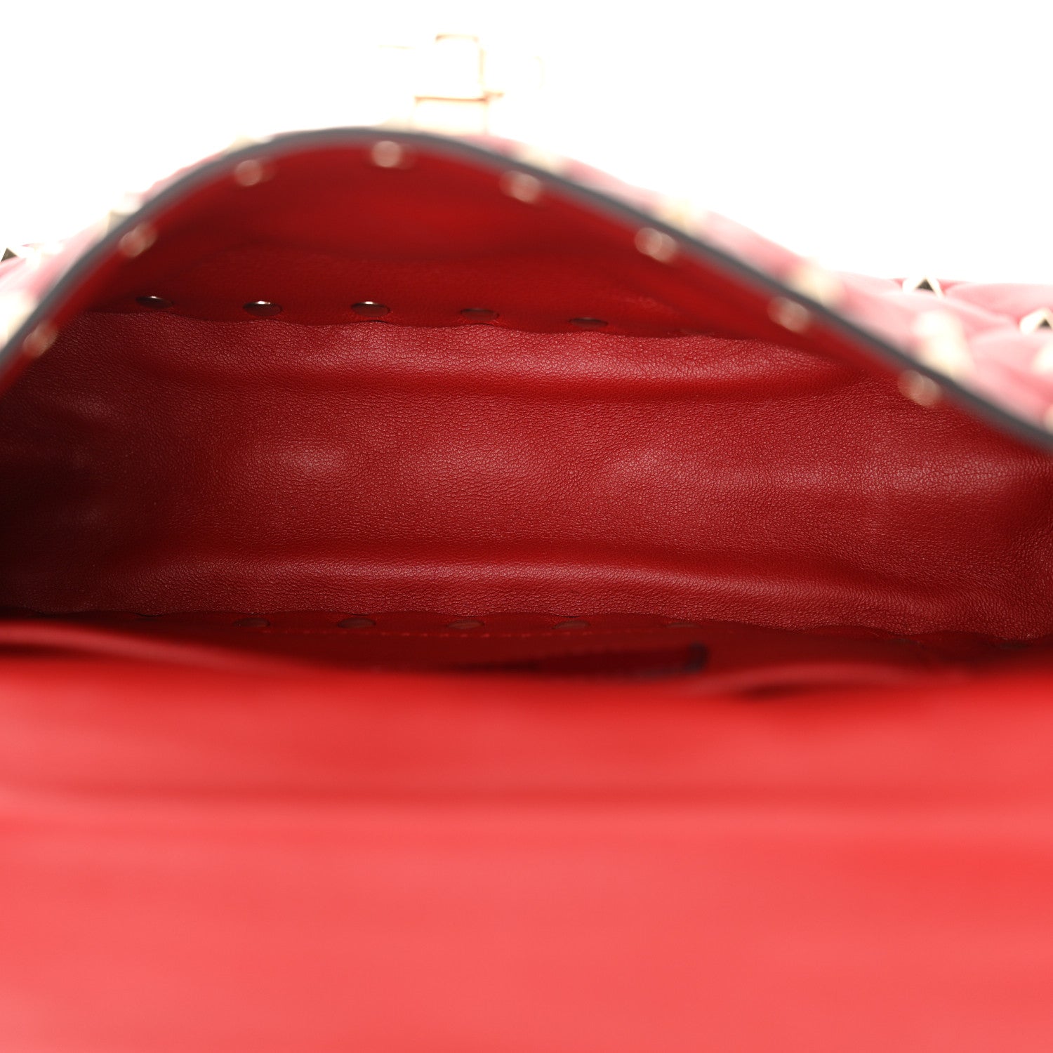 Valentino Garavani Nappa Small Rockstud Spike Shoulder Bag Rosso Valentino 5 of 12