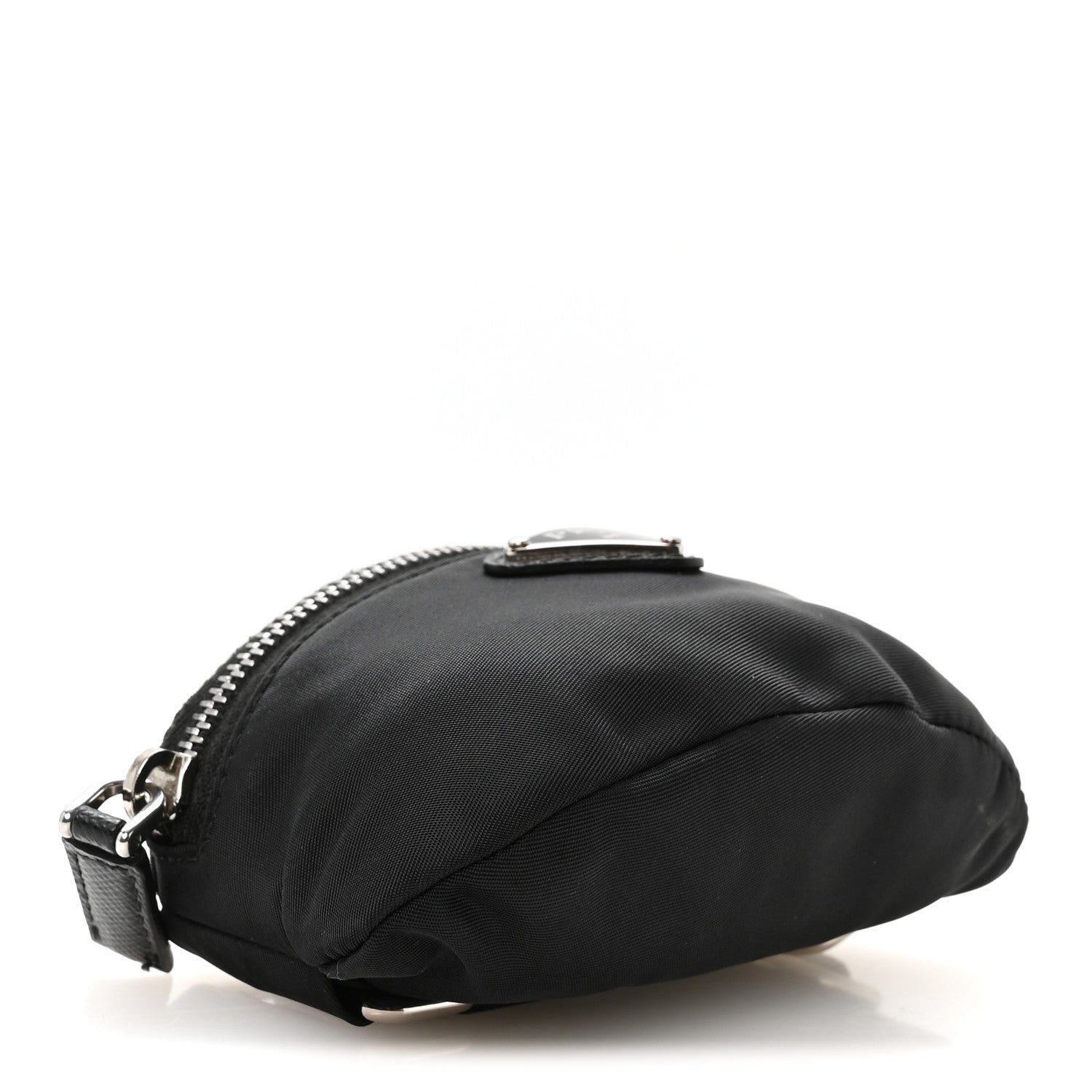 Prada Tessuto Nylon Wrist Pouch Black 4 of 8