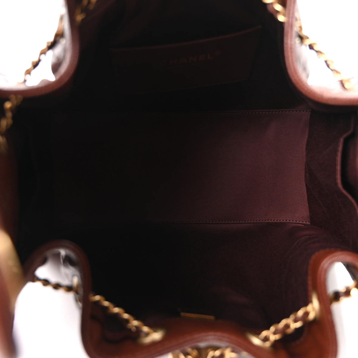 Chanel Caviar Quilted Small Chanel 25 Handbag Brown 5 of 11