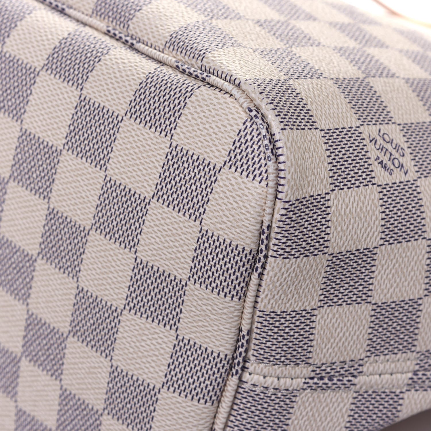 Louis Vuitton Damier Azur Neo Neverfull MM Rose Ballerine 10 of 16