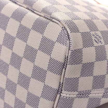 Louis Vuitton Damier Azur Neo Neverfull MM Rose Ballerine 10 of 16