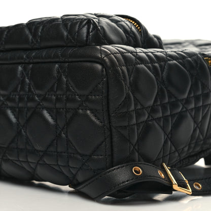 Christian Dior Lambskin Cannage Backpack Black 9 of 9