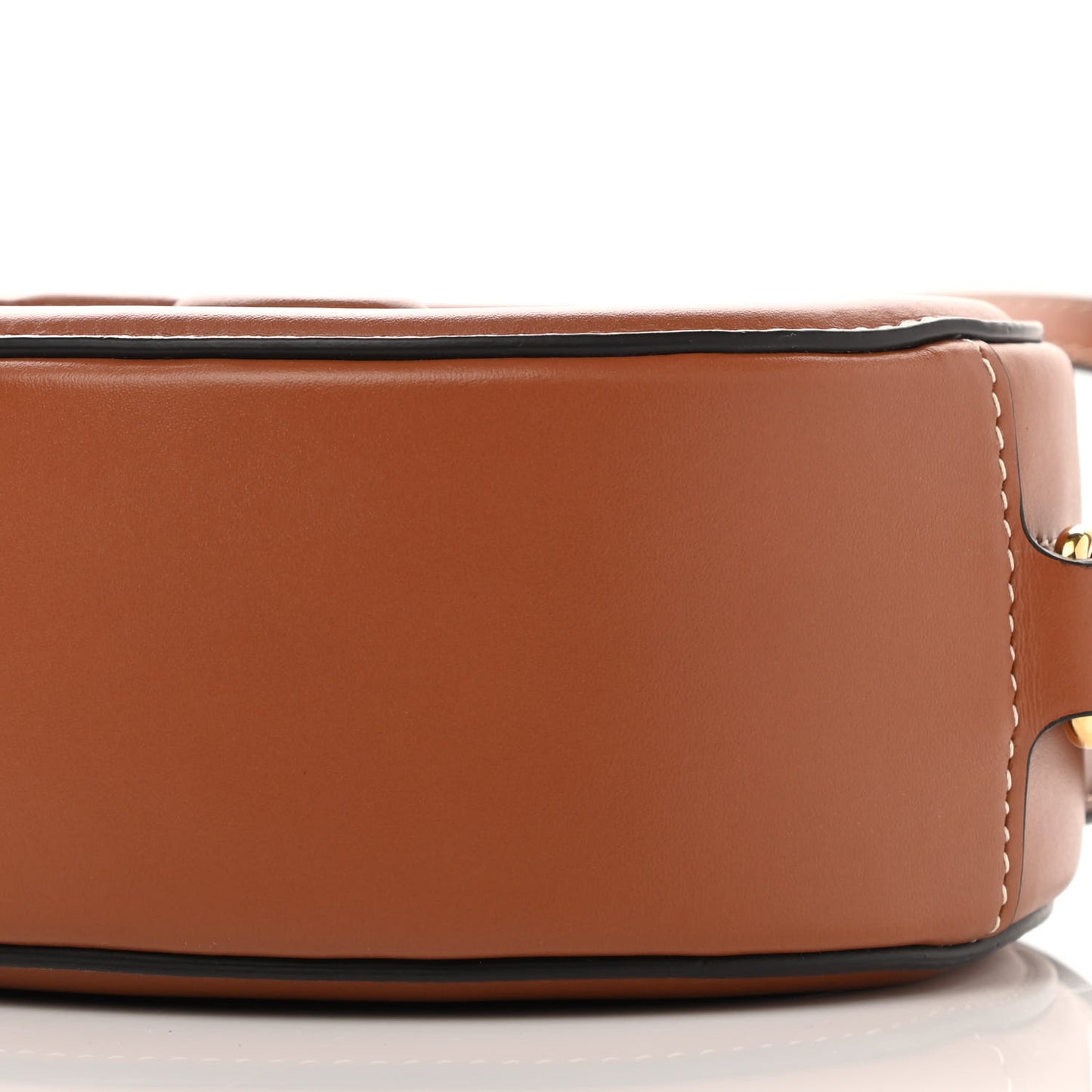 Smooth Calfskin Cuir Triomphe Oval Bag Tan