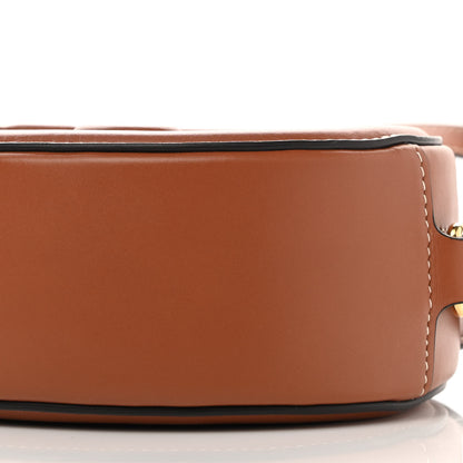 Celine Smooth Calfskin Cuir Triomphe Oval Bag Tan 9 of 10