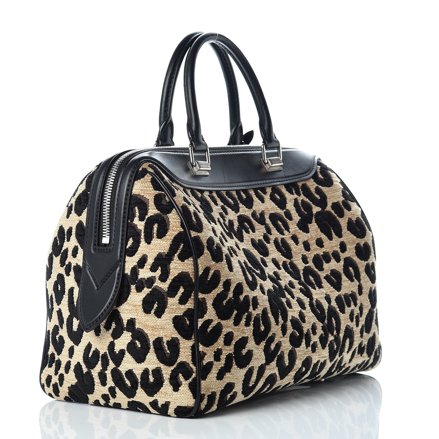 Jacquard Velvet Leopard Print Stephen Sprouse Speedy