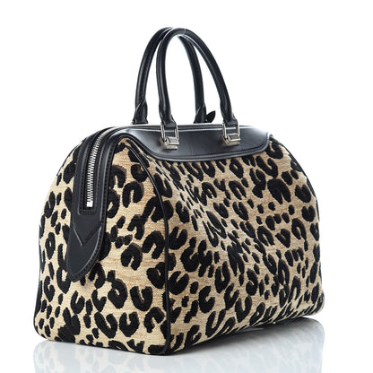 Louis Vuitton Jacquard Velvet Leopard Print Stephen Sprouse Speedy 3 of 14