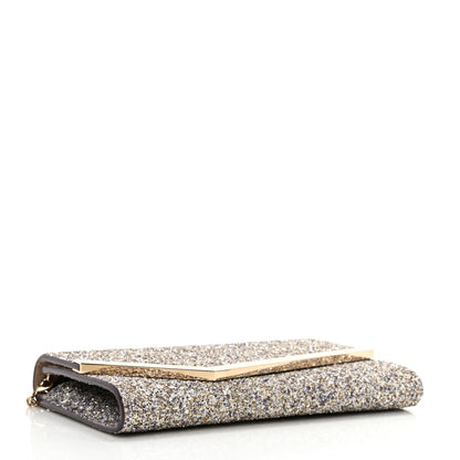 Jimmy Choo Glitter Emmie Clutch Gold Multicolor 4 of 8