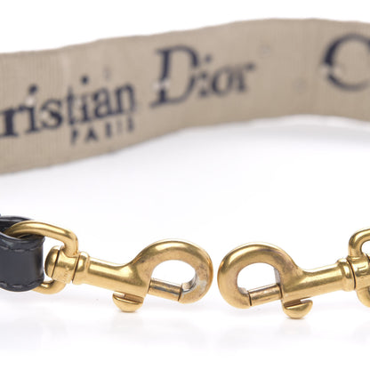 Christian Dior Oblique Studded Shoulder Strap Blue 3 of 7