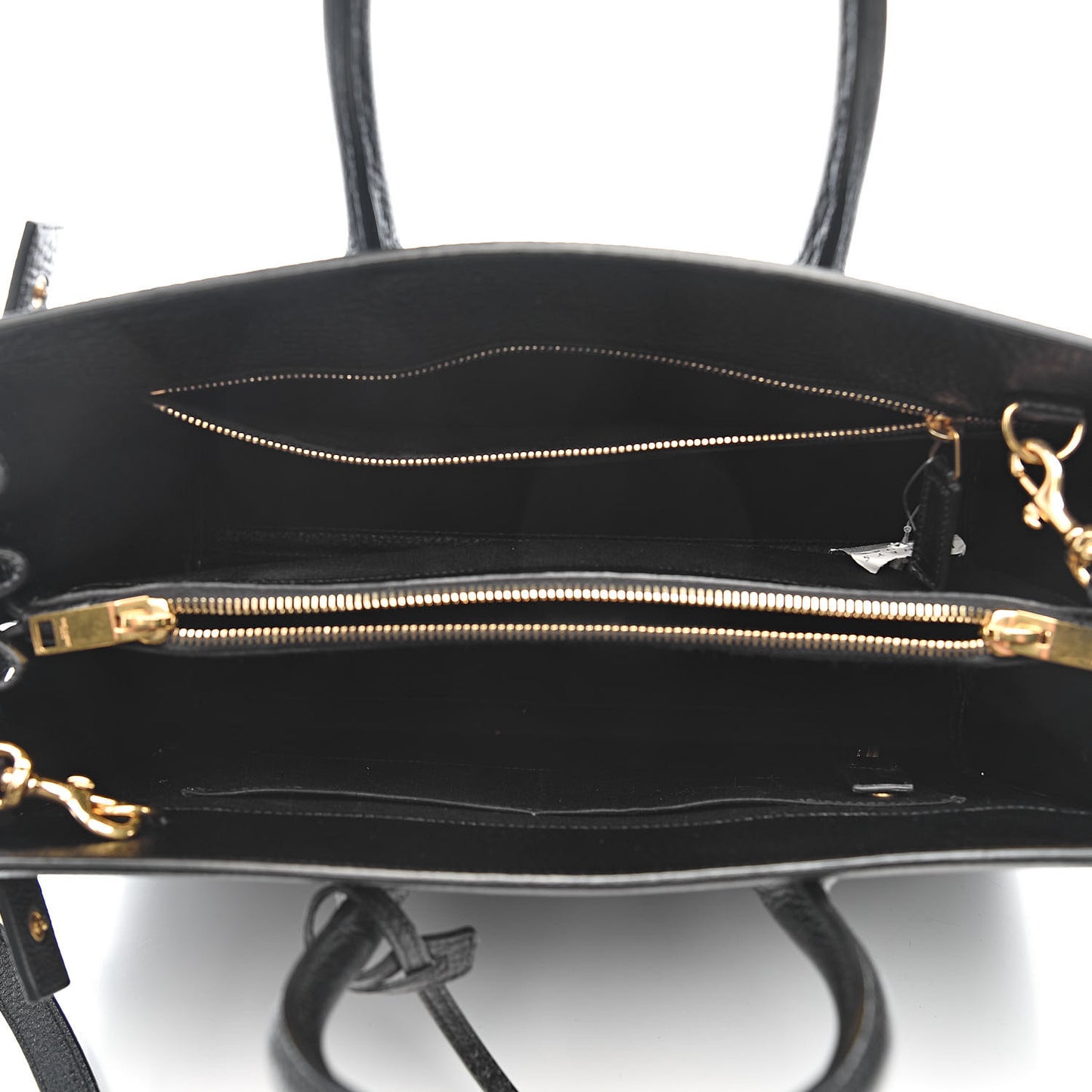 Grained Calfskin Small Sac De Jour Black
