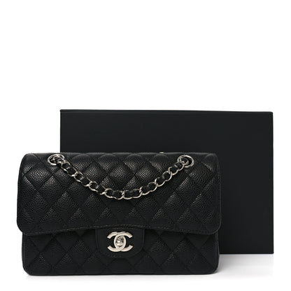 Chanel Caviar Quilted Medium Double Flap Black 11 of 11