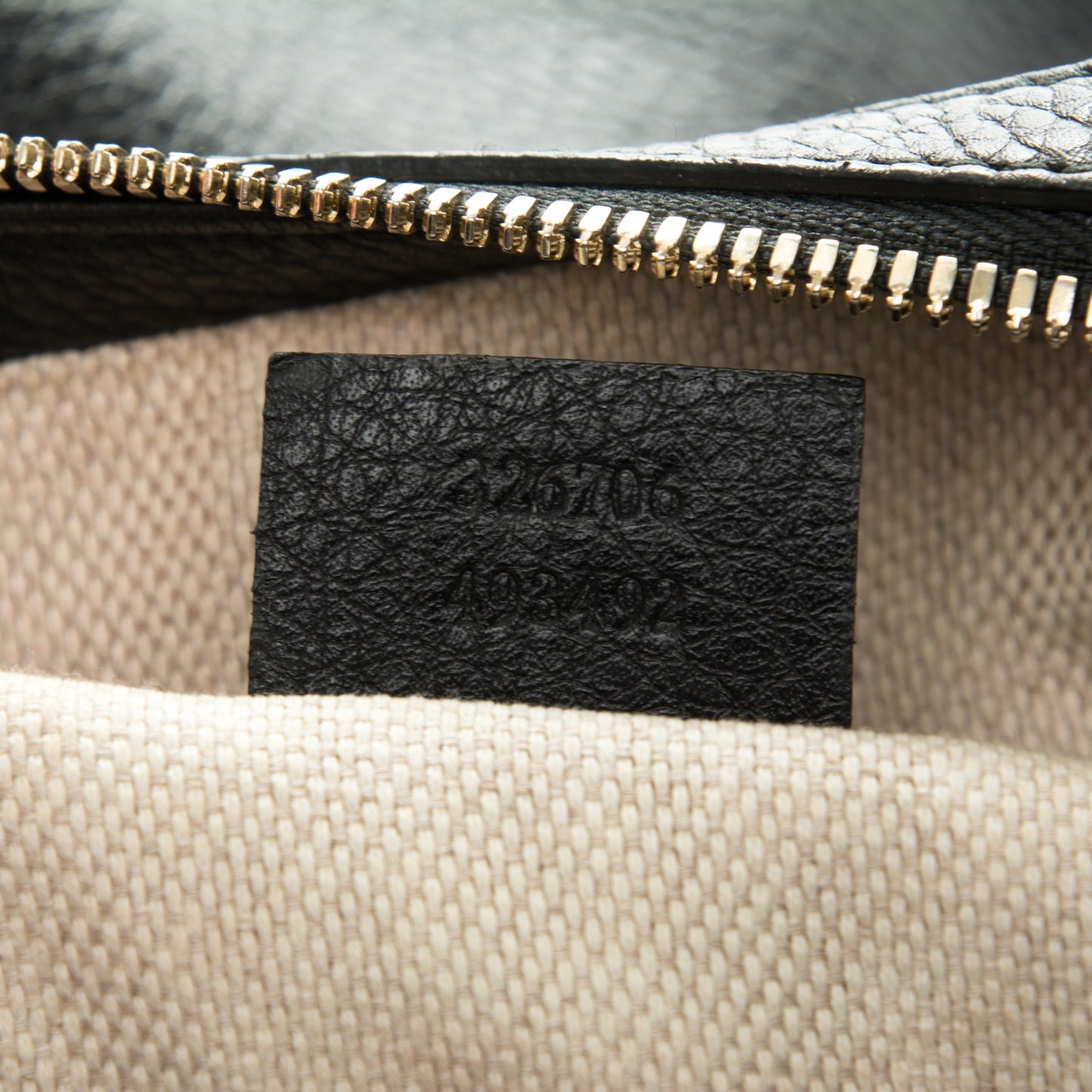 Pebbled Calfskin Medium Soho Chain Hobo Black