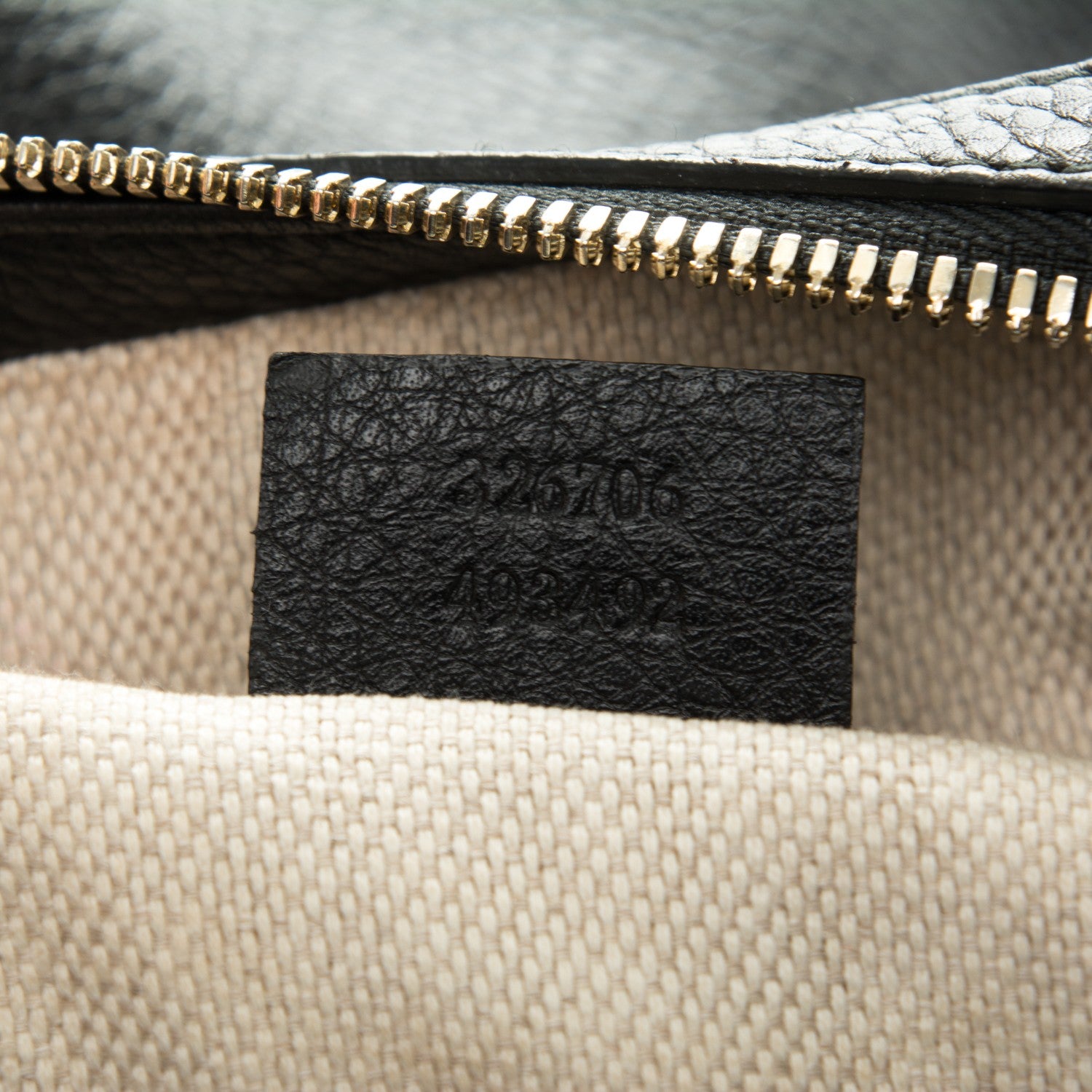 Gucci Pebbled Calfskin Medium Soho Chain Hobo Black 7 of 8