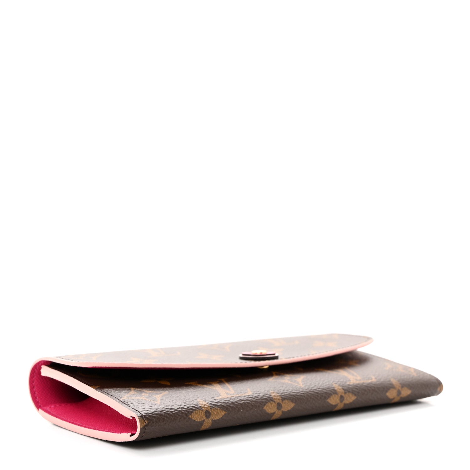 Louis Vuitton Monogram Bloom Flower Emilie Wallet Fuchsia 4 of 9