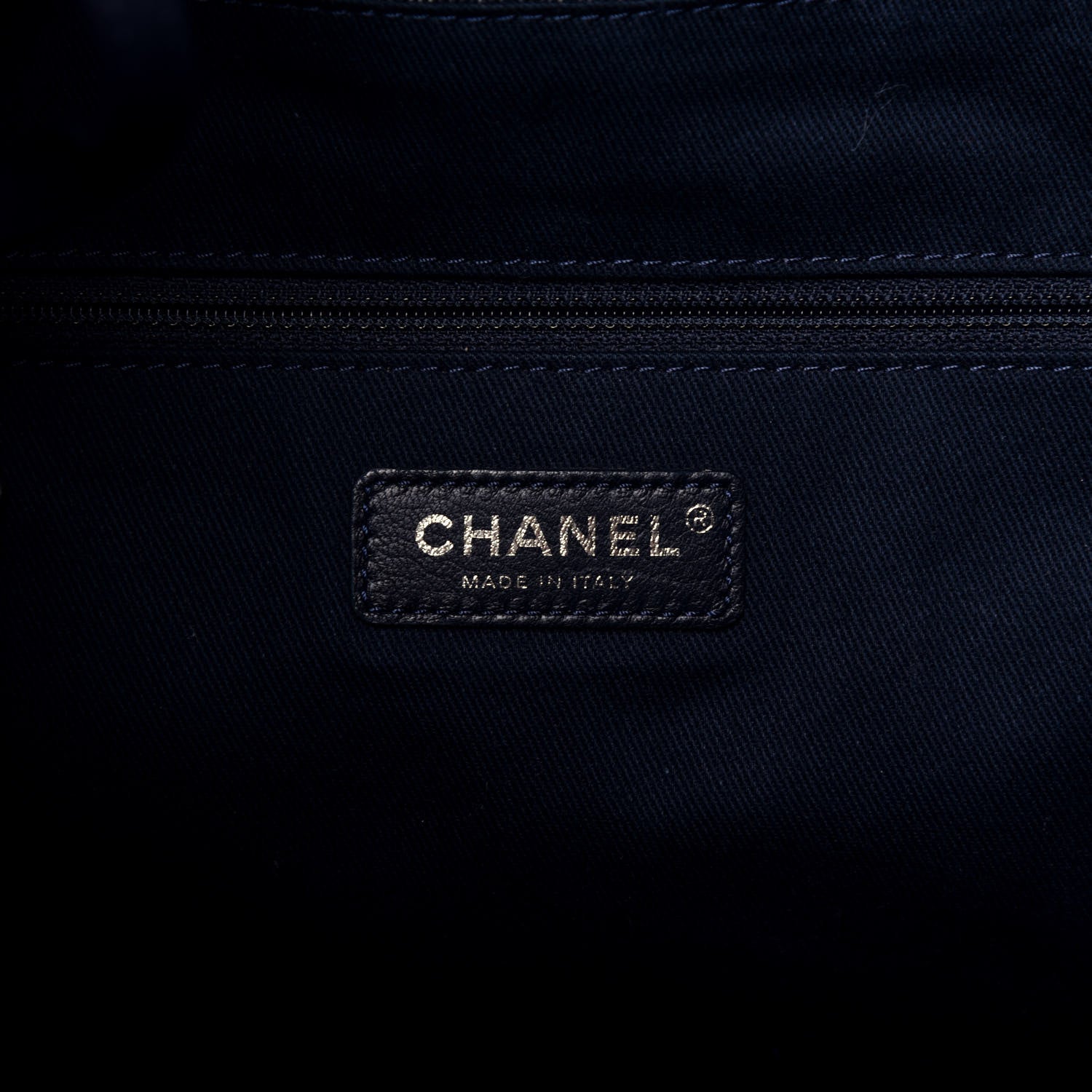 Chanel Canvas Large Deauville Backpack Denim Blue 5 of 8