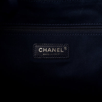 Chanel Canvas Large Deauville Backpack Denim Blue 5 of 8