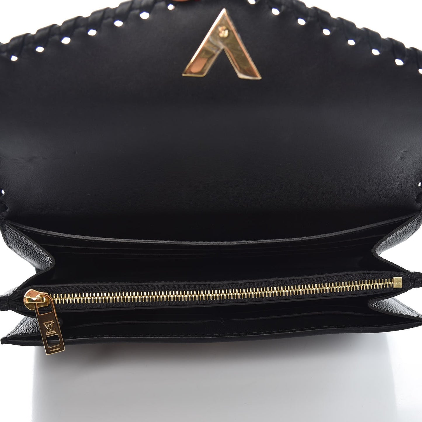 Monogram Cuir Plume Very Wallet Black