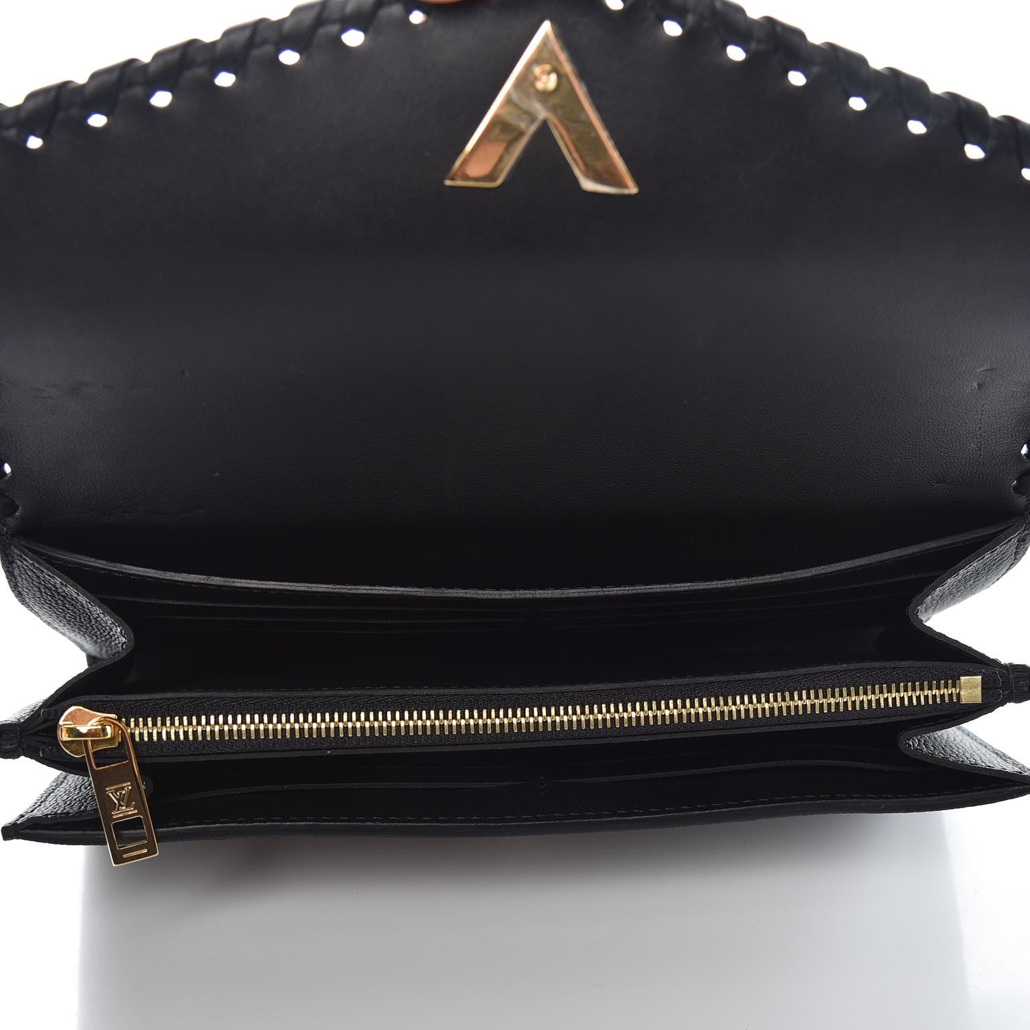 Louis Vuitton Monogram Cuir Plume Very Wallet Black 5 of 9
