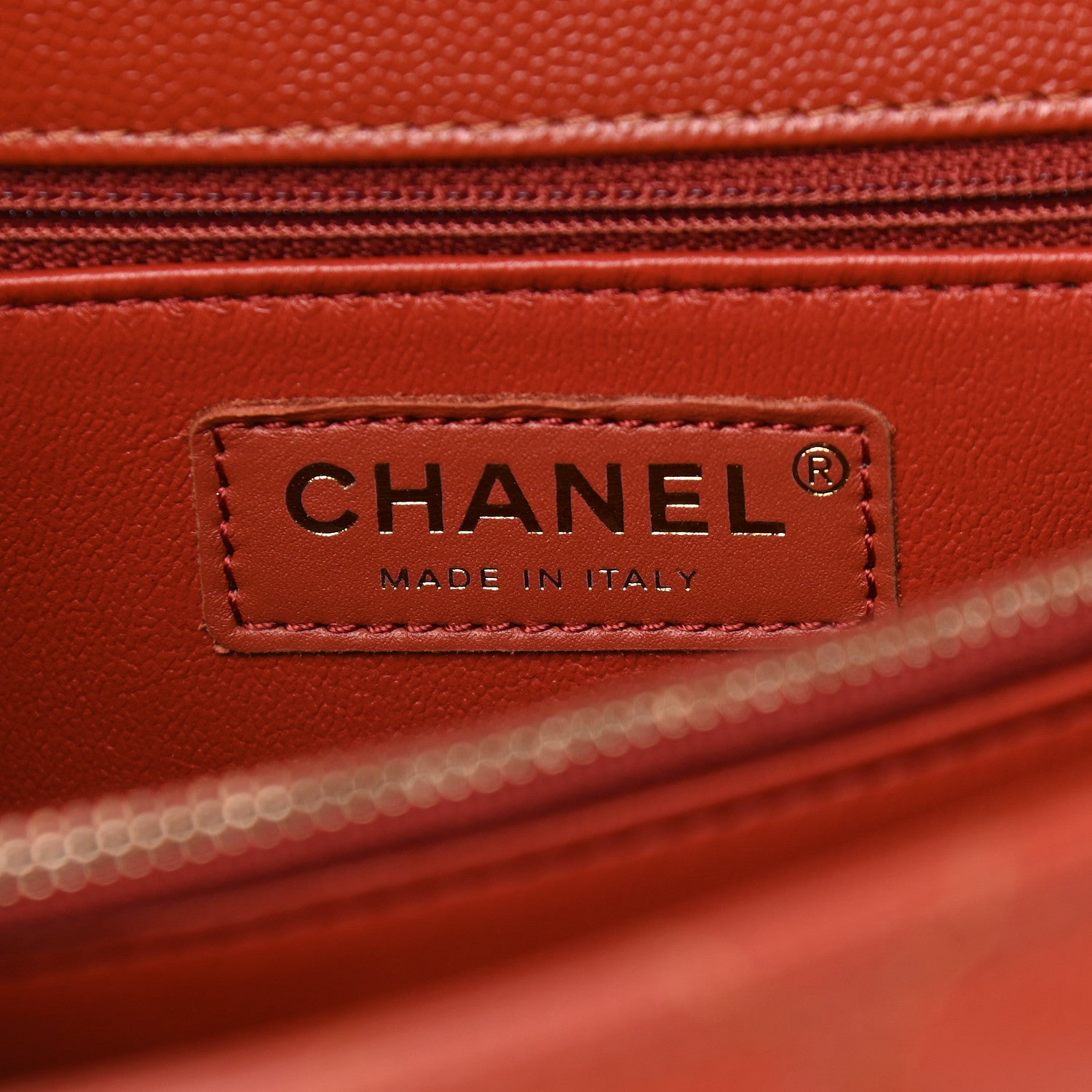 Chanel Caviar Quilted Small Coco Handle Flap Brown 6 of 9