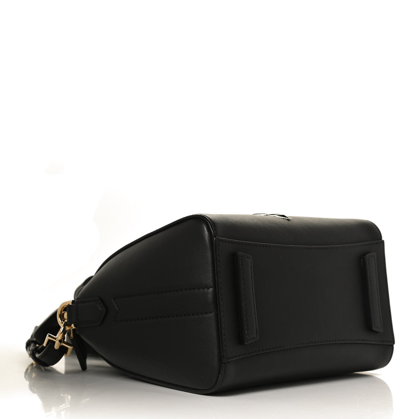 Calfskin Triangle Studded Small Antigona Black