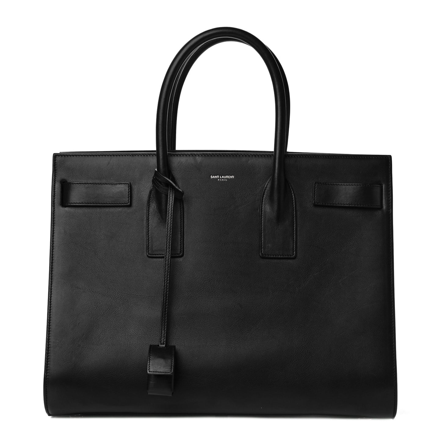 Calfskin Large Sac De Jour Carryall Black