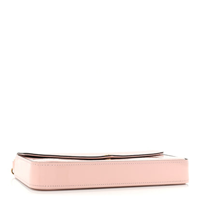 Louis Vuitton Vernis Felicie Chain Wallet Rose Ballerine 4 of 11