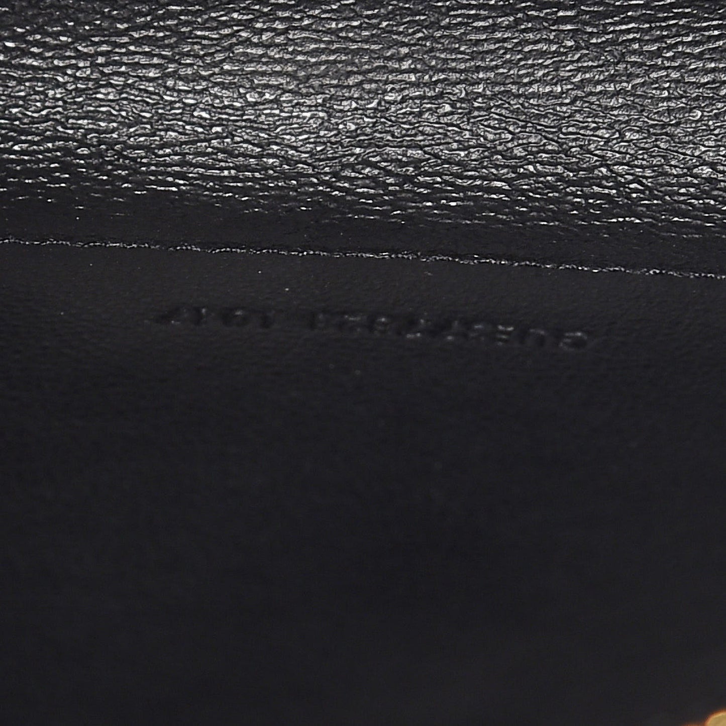 Grain De Poudre Matelasse Chevron Monogram Chain Wallet Black